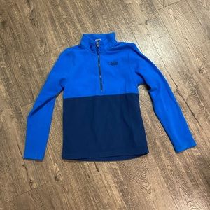 REI kids fleece long sleeve sweatshirt size 10-12